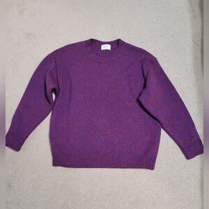 Wilfred Free Aritzia Rich Purple Crewneck Sweater